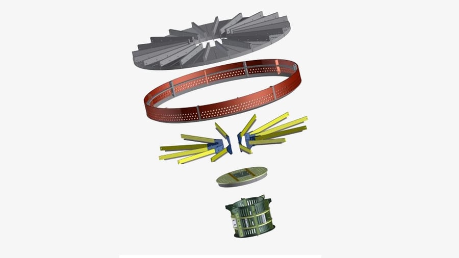 Adiabatic reactor bottom support grid for syngas reforming