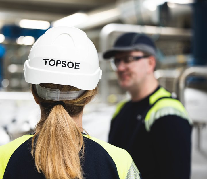 Topsoe people at plant