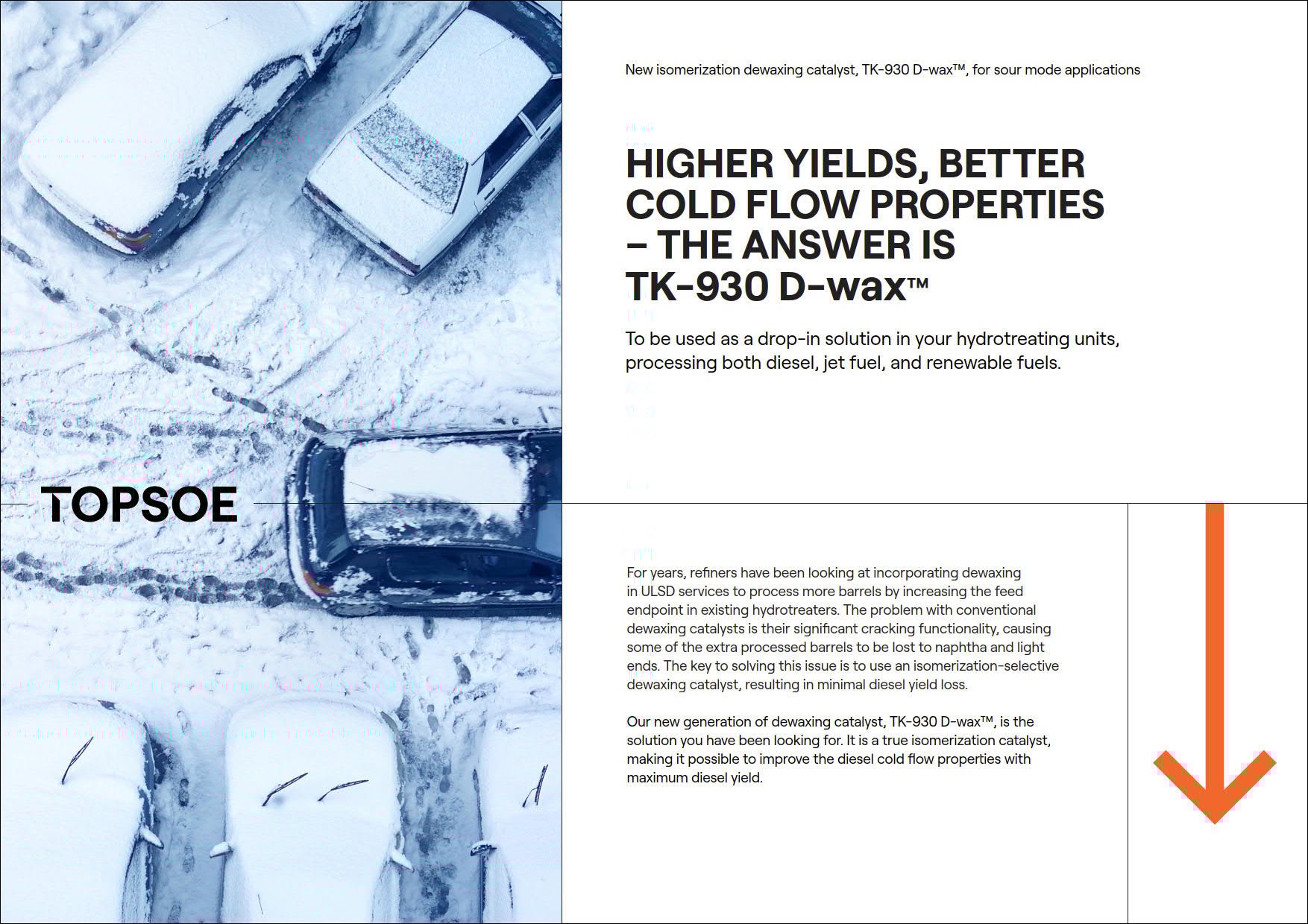 Higher yields, better cold flow properties - The answer is TK-930 D-Wax™ featured Image