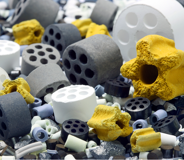 Industrial view of methanol catalysts used in methanol synthesis processes