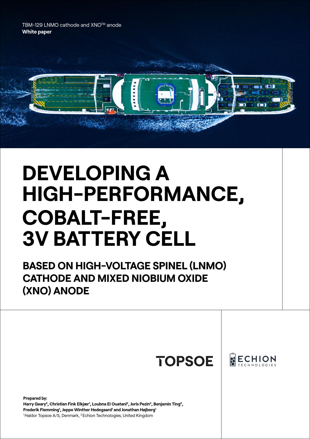Developing a high-performance, cobalt-free, 3V battery cell featured Image