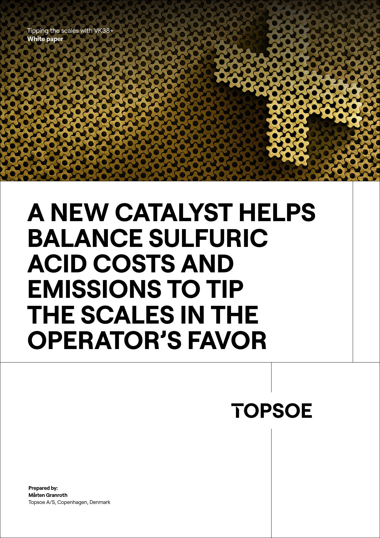 Tip the scales - get more from your sulfuric acid catalyst expenses with VK38+ featured Image