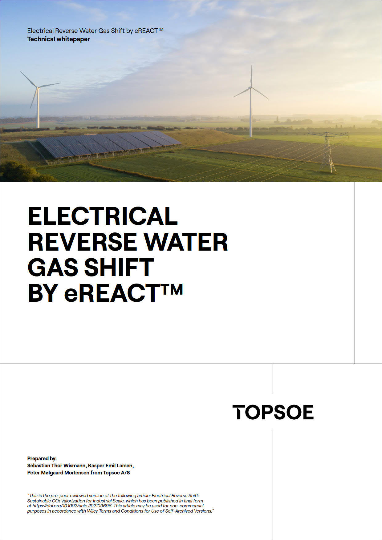 Electrical reverse water gas shift by eREACT™ featured Image